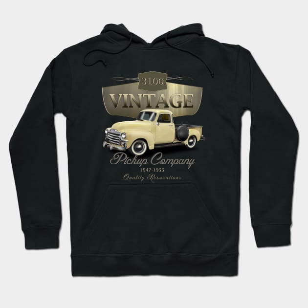 Chevy 3100 Pickup Hoodie by hardtbonez